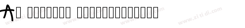 AG Bambook Condensed字体转换